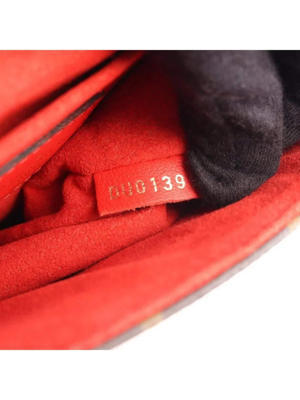 Louis Vuitton Handbag Locky BB Monogram Coquelicot 2-Way Coatingcanvas Leather